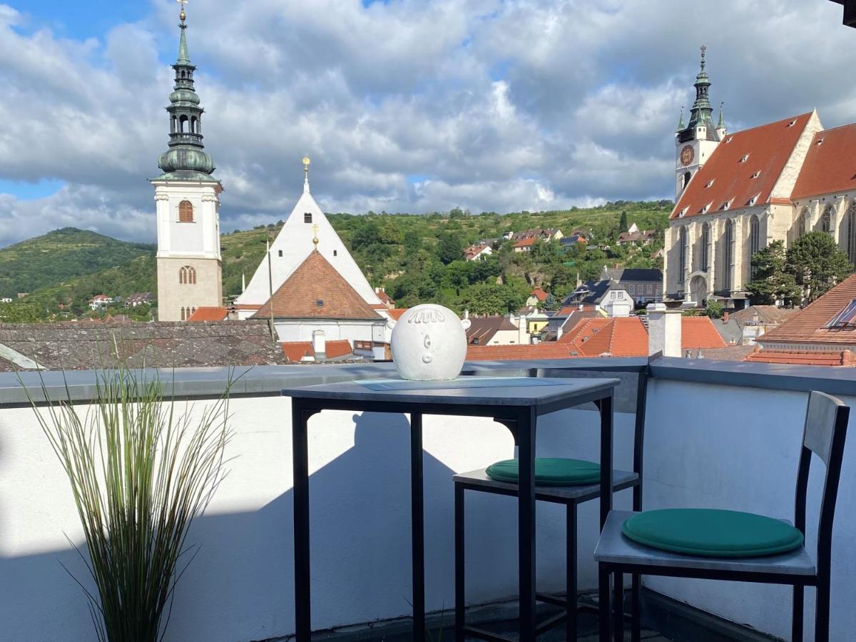 Deluxe Appartement über den Dächern von Krems Exterior foto